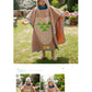 Beach Hooded Towel -  Hooded  Poncho - Brown Owl - Just Kidding