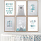 Kids Nordic Winter Canvas Wall Art - Just Kidding Store