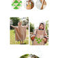 Beach Hooded Towel -  Hooded  Poncho - Brown Owl - Just Kidding