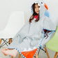 Beach Hooded Towel -  Hooded  Poncho - Brown Owl - Just Kidding