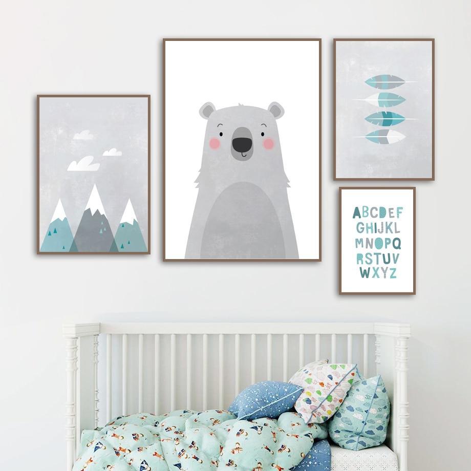 Kids Nordic Winter Canvas Wall Art - Just Kidding Store