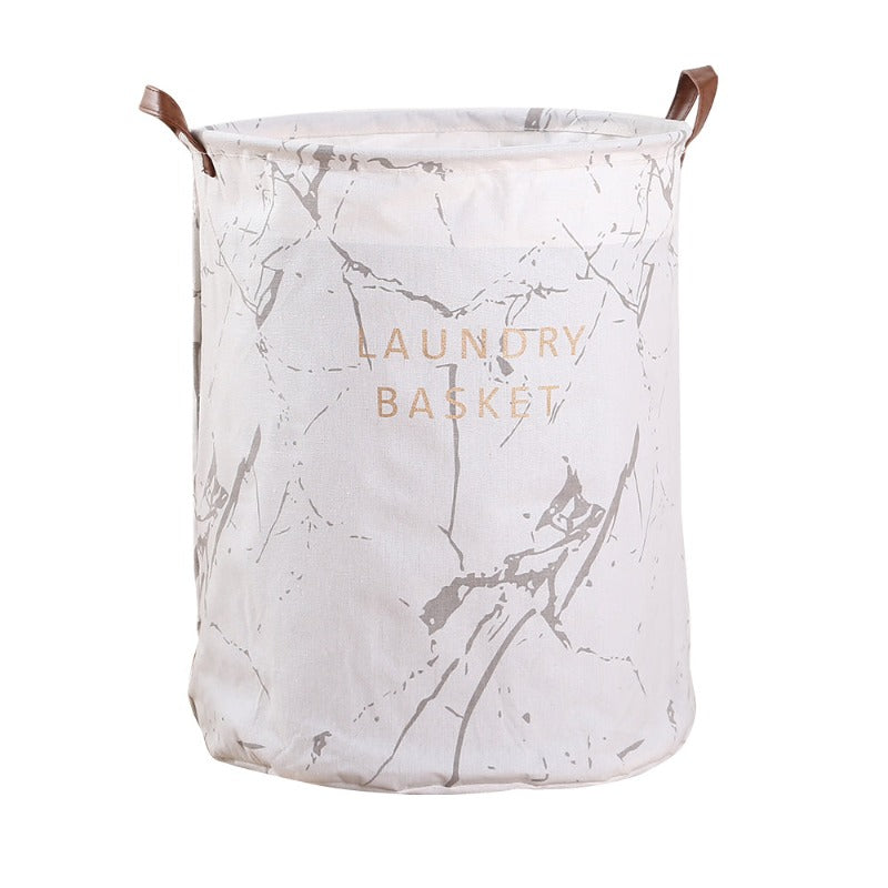 Marble Laundry Baskets - Black-White-Gray - Just Kidding Store