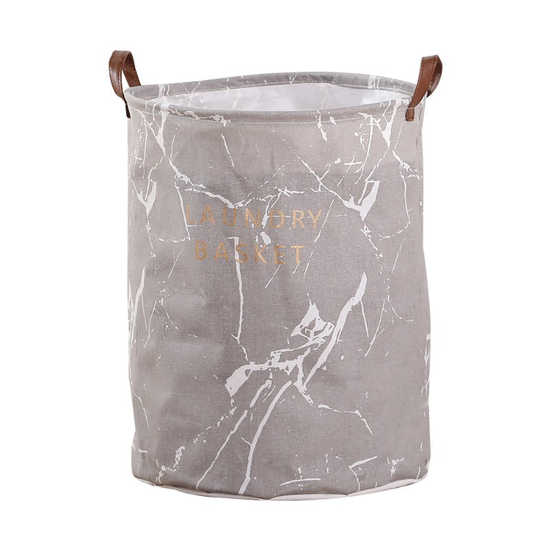 Marble Laundry Baskets - Black-White-Gray - Just Kidding Store