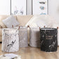 Marble Laundry Baskets - Black-White-Gray - Just Kidding Store