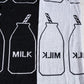 Black Milk Cotton Knitted Kids Blanket Milk Bottle Just Kidding Store 