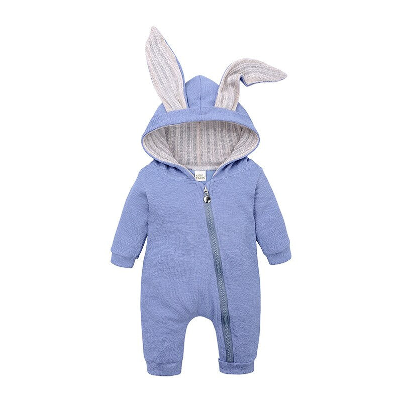 Bunny Ears Romper - Rabbit Kids Toddlers Jumpsuit - Just Kidding Store