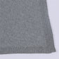 Cotton Knitted Rabbit Ears Blanket - Gray