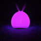 Bunny Night Light - Silicone Rabbit Kids Light  - Just Kidding Store 