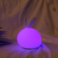 Bunny Night Light - Silicone Rabbit Kids Light  - Just Kidding Store 