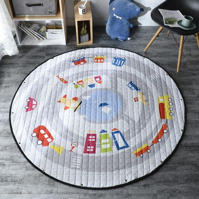 City Map Kids Activity Play Mat Toy Storage Bag - Just Kidding Store