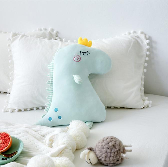 Dinosaur Plush Pillow - Stuffed Cushion - Just Kidding Store
