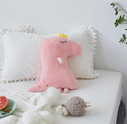 Dinosaur Plush Pillow - Stuffed Cushion