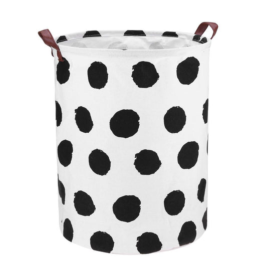 Monochrome Super Large Toy Storage Hamper Bag - Laundry Basket - Just Kidding Store