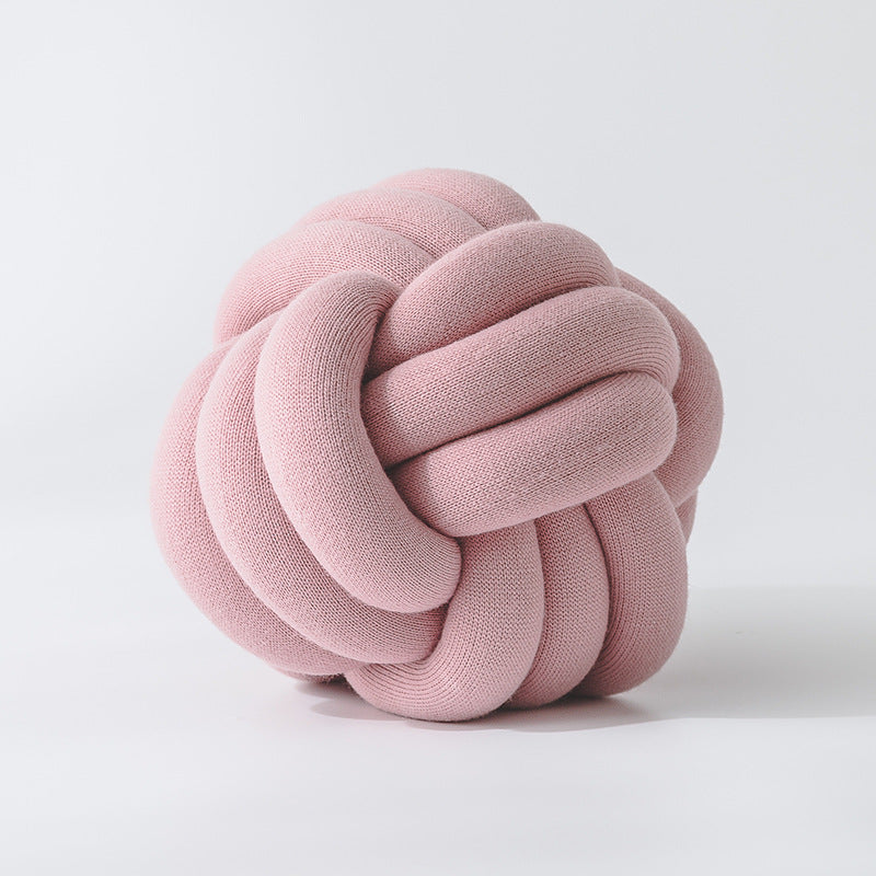 Handmade Pink  Knot Jersey Pillow - Just Kidding Store