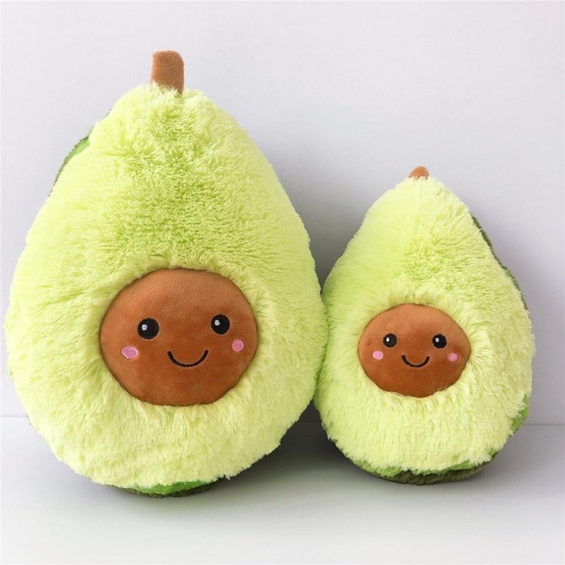 Happy Avocado Cushion - Kids Fruit Pillow - Just Kidding Store