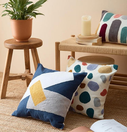Contemporary Embroidery Pillow Cover - Just Kidding Store