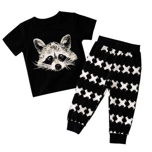 Fox Toddlers and Kids Pajama Set - Just Kidding Store 