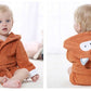 Baby Hooded Bathrobe - Terry Towel - Fox - Just Kidding Store