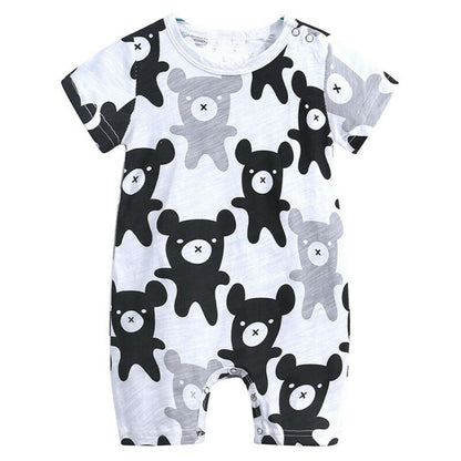 Mini Bear Baby Toddler Kids Summer Romper - Just Kidding Store