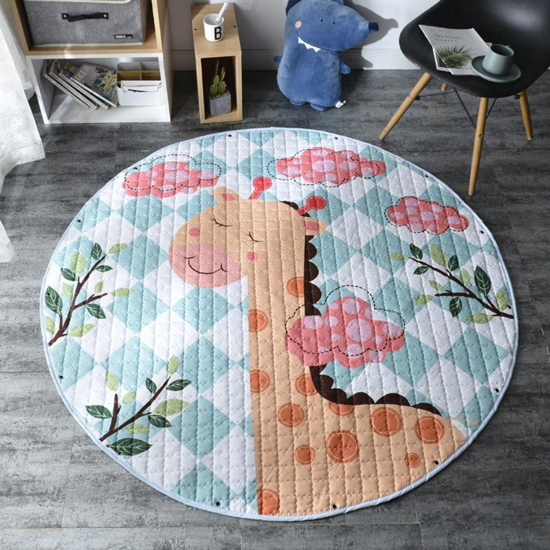 Activity Play Mat - Toy Storage - Giraffe - Just Kidding Store