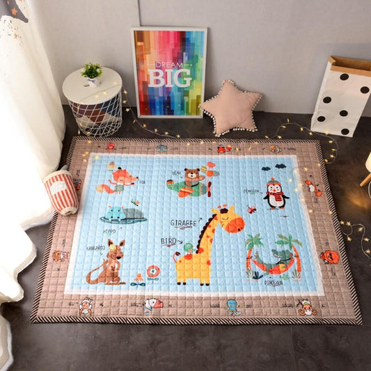 Big Giraffe Play Mat - Quilted Anti Skid Carpet - Just Kidding Store
