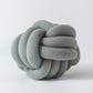 Handmade Gray Knot Jersey Pillow - Just Kidding Store