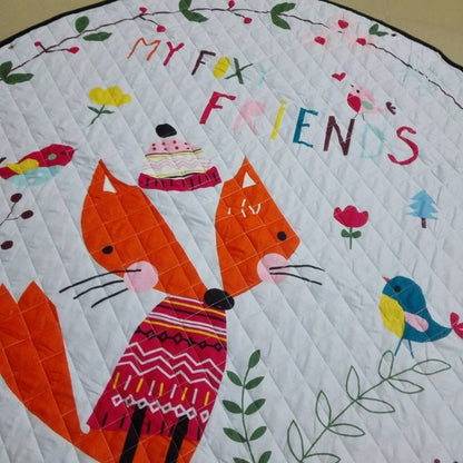 My Foxy Friends Kids Antislip Play Mat Toy Storage - Just Kidding Store