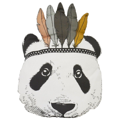 Indian Panda Pillow - Kids Cushion - Just Kidding Store 
