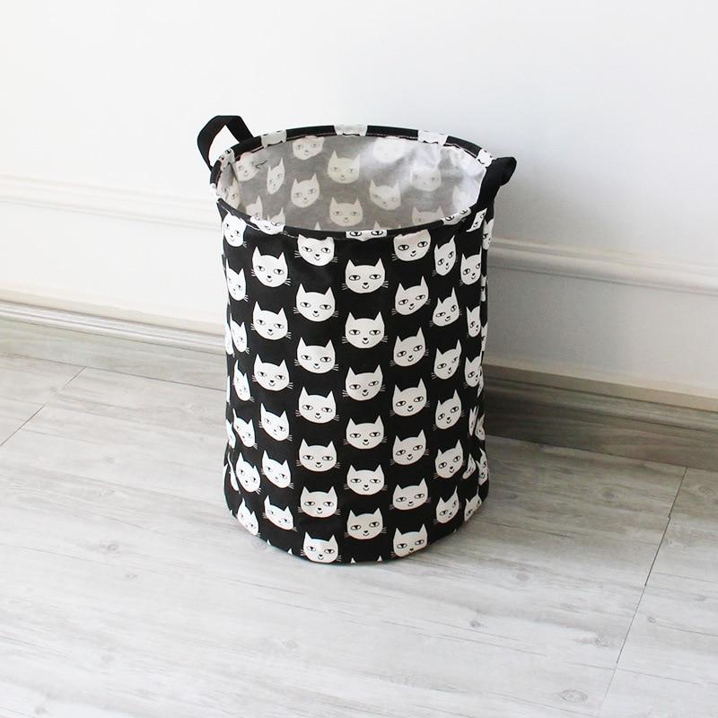 Kitty Large Toy Storage Hamper Bag Kids Laundry Basket - Just Kidding Store