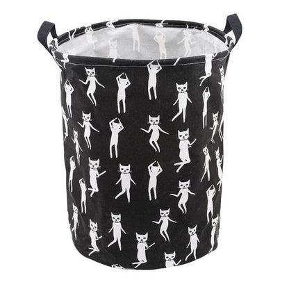 Kitty Large Toy Storage Hamper Bag Kids Laundry Basket - Just Kidding Store