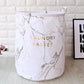 Marble Laundry Baskets - Black-White-Gray Hamper - Just Kidding Store