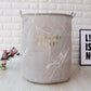 Marble Laundry Baskets - Black-White-Gray Hamper - Just Kidding Store