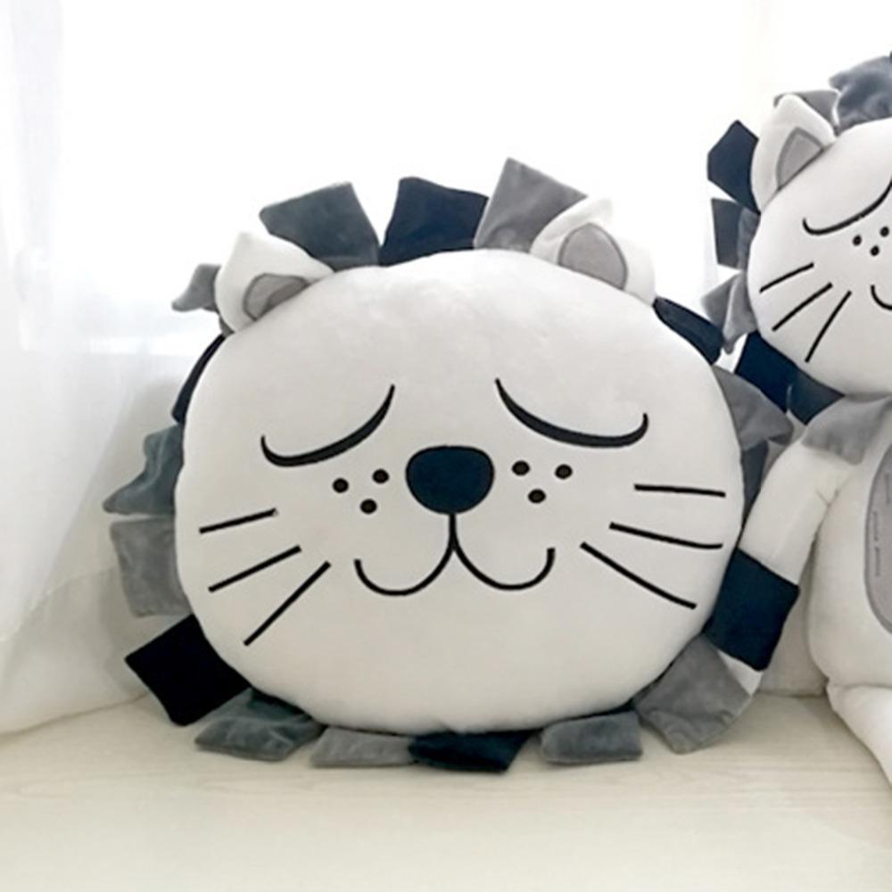 Sleepy Lion Plush Cushion - Lion Stuffed Pillow - Just Kidding Store