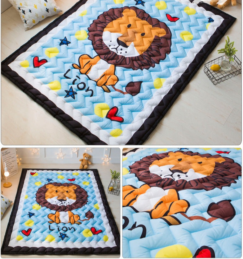 Quilted Play Mat - Baby Anti Skid Crawling Mat - Just Kidding Store