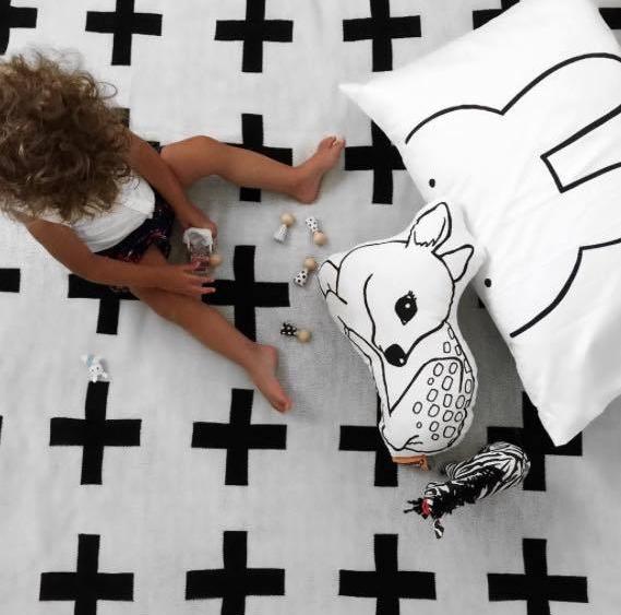 Double Sided Swiss Cross Blanket