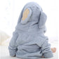 Baby Hooded Bathrobe - Blue Gray Mouse - Just Kidding Store
