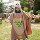 babies and kids bathrobes - Just Beach Hooded Towel -  Hooded  Poncho - Just Kidding Store