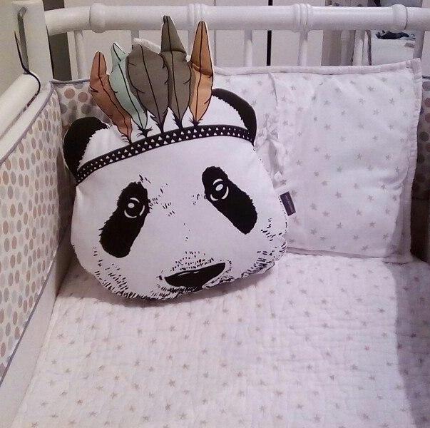 Indian Panda Pillow - Kids Cushion - Just Kidding Store 