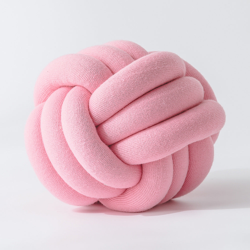 Handmade Pink Knot Jersey Pillow - Just Kidding Store