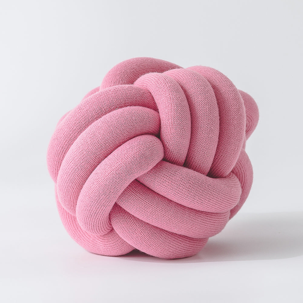 Handmade Pink Knot Jersey Pillow - Just Kidding Store