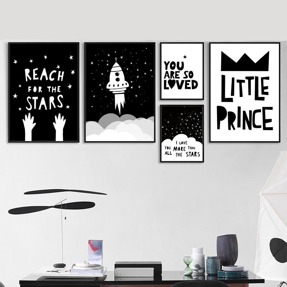 Inspiring Monochrome Canvas Paint - Just Kidding Store