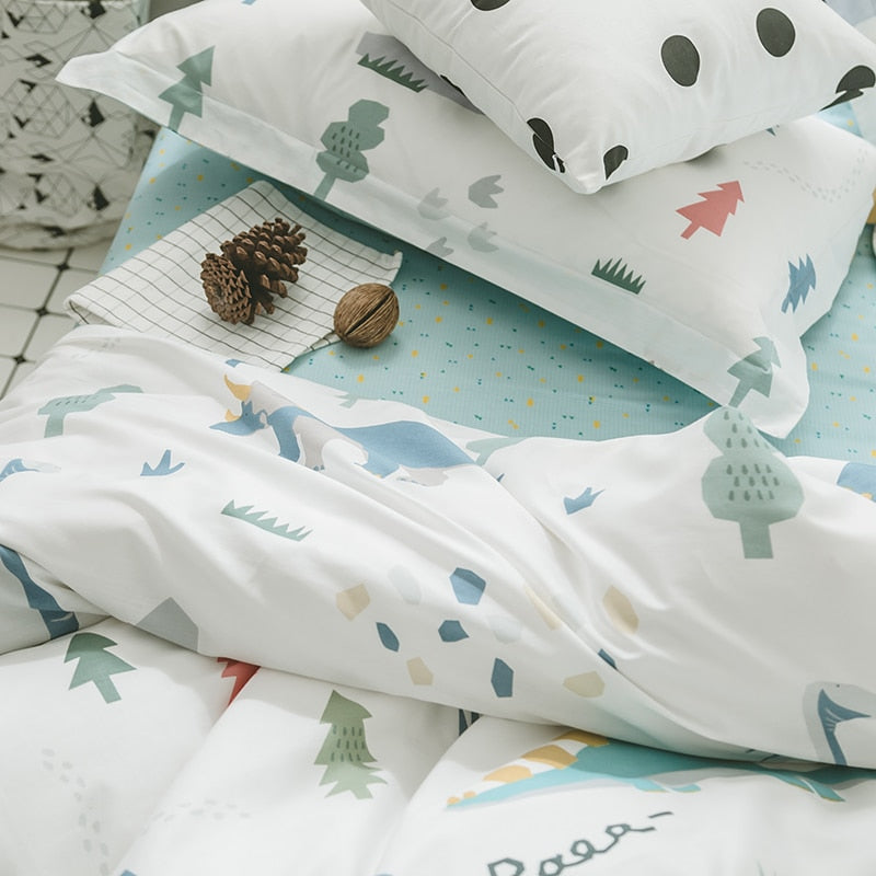 Mini Dino Bedding Set Children Nordic Style Bedding - Just Kidding Store
