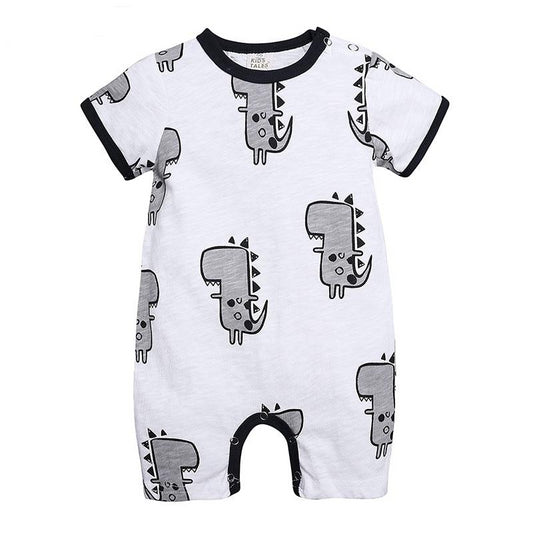 Mini Dinosaur Summer Baby Fashion Trendy Romper - Just Kidding Store