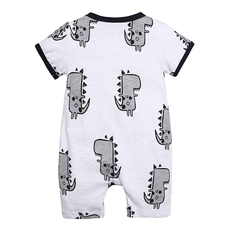 Mini Dinosaur Summer Baby Fashion Trendy Romper - Just Kidding Store