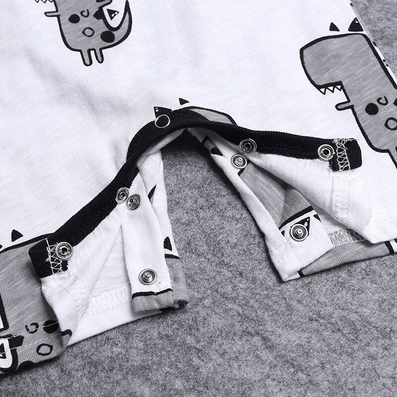 Mini Dinosaur Summer Baby Fashion Trendy Romper - Just Kidding Store