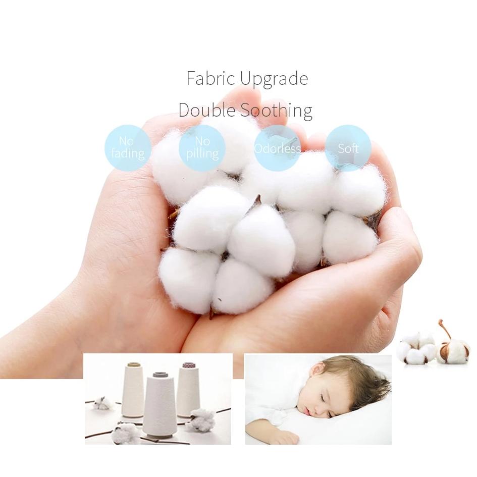 White Sheep Cotton Knitted Blanket