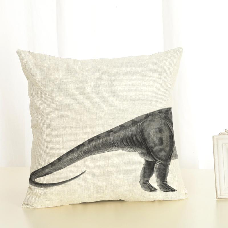 Dinosaur Kids Cushion Cover Dino Pillow Case - Just Kidding Store