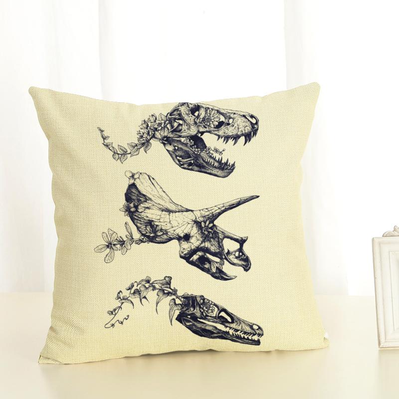 Dinosaur Kids Cushion Cover Dino Pillow Case - Just Kidding Store
