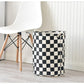 Monochrome Toy Storage Hamper Bag Chevron, Check - Just Kidding Store