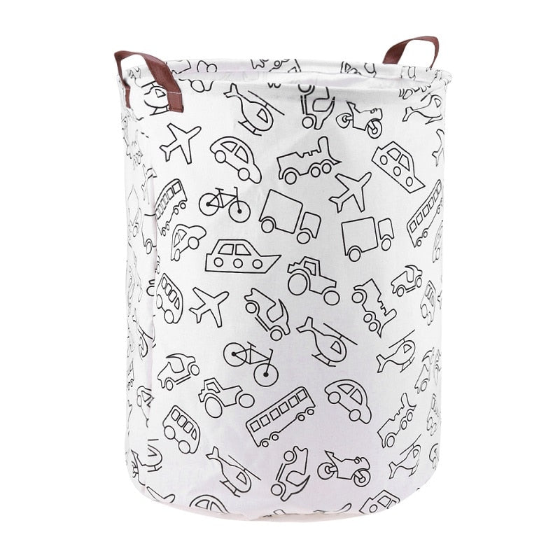 Cars And Planes Toy Storage Hamper Bag - Laundry Basket - Just Kidding Store